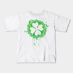 Patrick's clover Kids T-Shirt